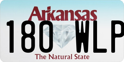 AR license plate 180WLP