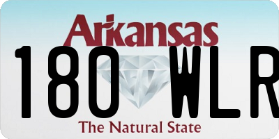 AR license plate 180WLR