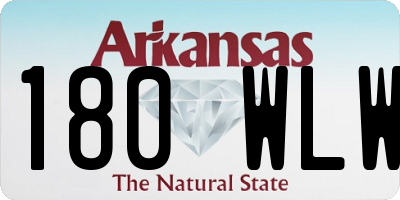 AR license plate 180WLW