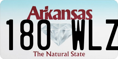 AR license plate 180WLZ
