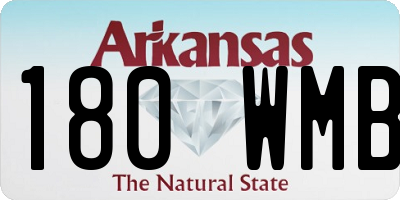 AR license plate 180WMB