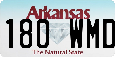AR license plate 180WMD