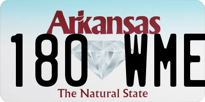 AR license plate 180WME