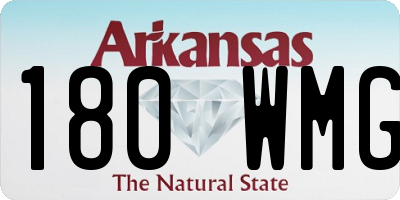 AR license plate 180WMG