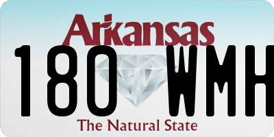 AR license plate 180WMH