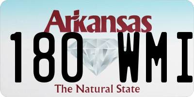 AR license plate 180WMI