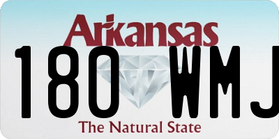 AR license plate 180WMJ