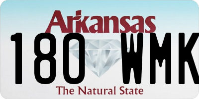AR license plate 180WMK