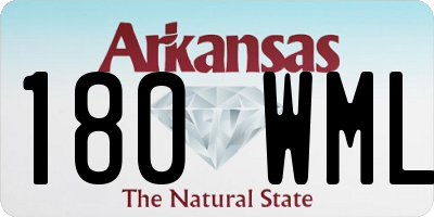 AR license plate 180WML