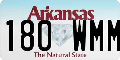 AR license plate 180WMM