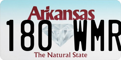 AR license plate 180WMR