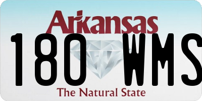 AR license plate 180WMS
