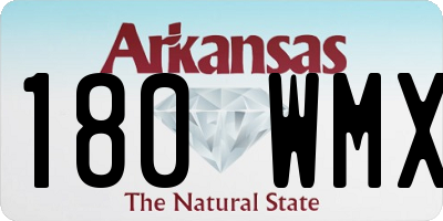 AR license plate 180WMX