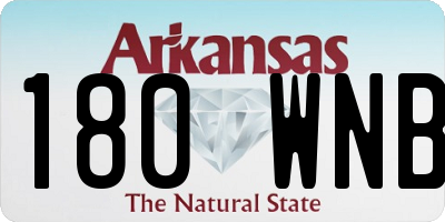 AR license plate 180WNB