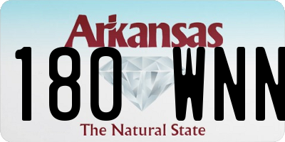 AR license plate 180WNN