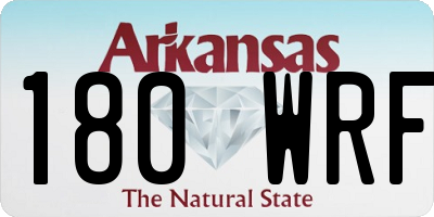 AR license plate 180WRF