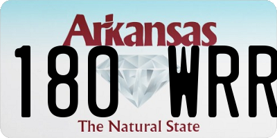 AR license plate 180WRR