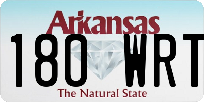 AR license plate 180WRT