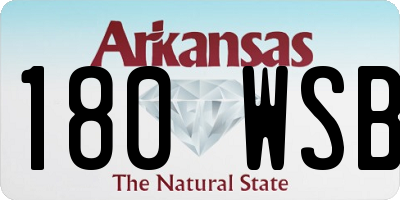 AR license plate 180WSB