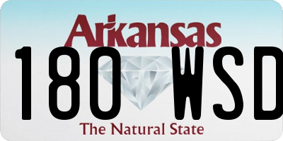 AR license plate 180WSD