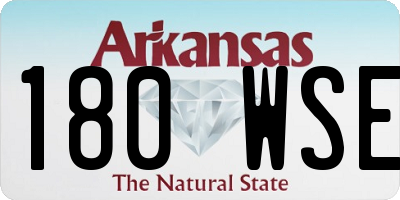 AR license plate 180WSE