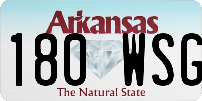 AR license plate 180WSG