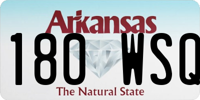 AR license plate 180WSQ
