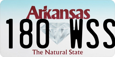 AR license plate 180WSS
