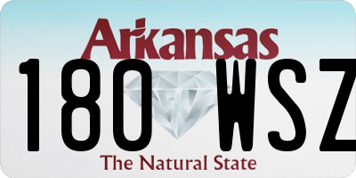 AR license plate 180WSZ