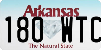 AR license plate 180WTC