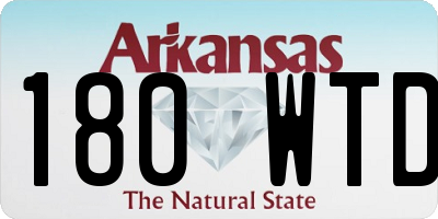 AR license plate 180WTD