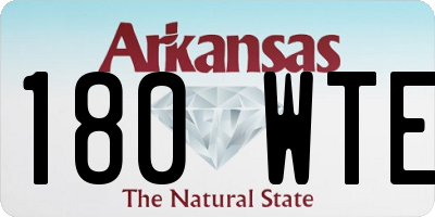 AR license plate 180WTE