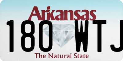 AR license plate 180WTJ