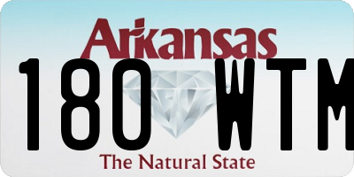 AR license plate 180WTM