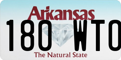 AR license plate 180WTO