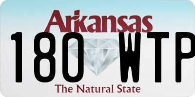 AR license plate 180WTP