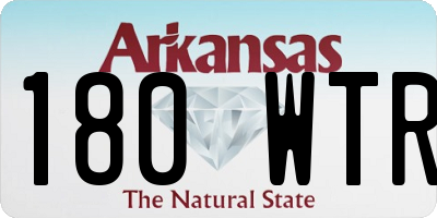 AR license plate 180WTR