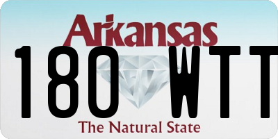 AR license plate 180WTT