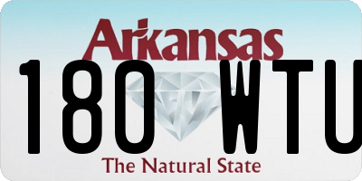 AR license plate 180WTU