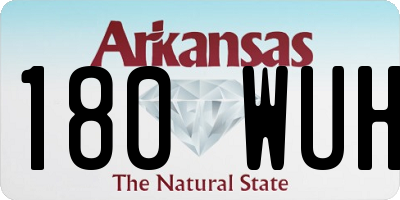 AR license plate 180WUH