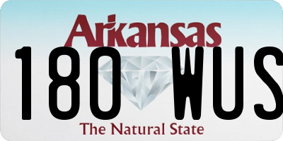 AR license plate 180WUS