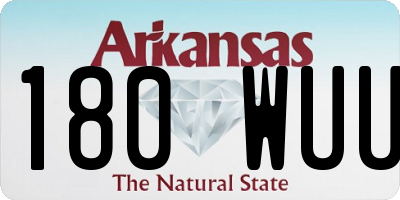 AR license plate 180WUU