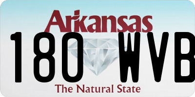 AR license plate 180WVB