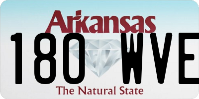 AR license plate 180WVE