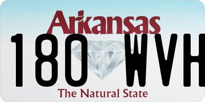 AR license plate 180WVH