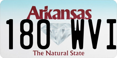 AR license plate 180WVI