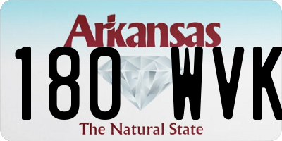AR license plate 180WVK
