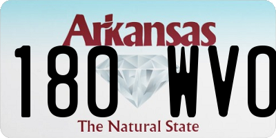 AR license plate 180WVO