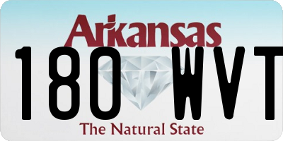 AR license plate 180WVT