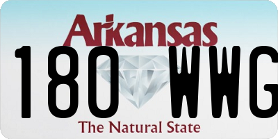 AR license plate 180WWG